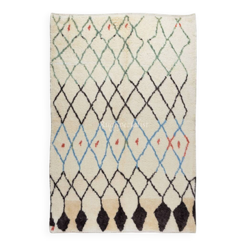 Moroccan Berber Tulu Rug, 100% Soft, Cozy Wool, Hand-Knotted Carpet