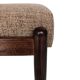 Set of two mixed beige vintage stools mid-century, Edmund Homa, Europe, 1960s