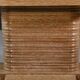 Oak side table attributed to Gaston Poisson, 1960s.