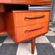 Gplan teak dressing table / desk / console