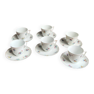 Service ancien à café/thé - porcelaine