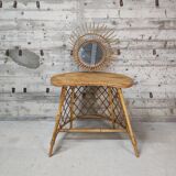Vintage rattan dressing table