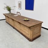 Comptoir chêne et pin XXL 350cm