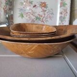 5 dishes in pressed laminated wood