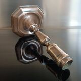 18th century copper candlestick