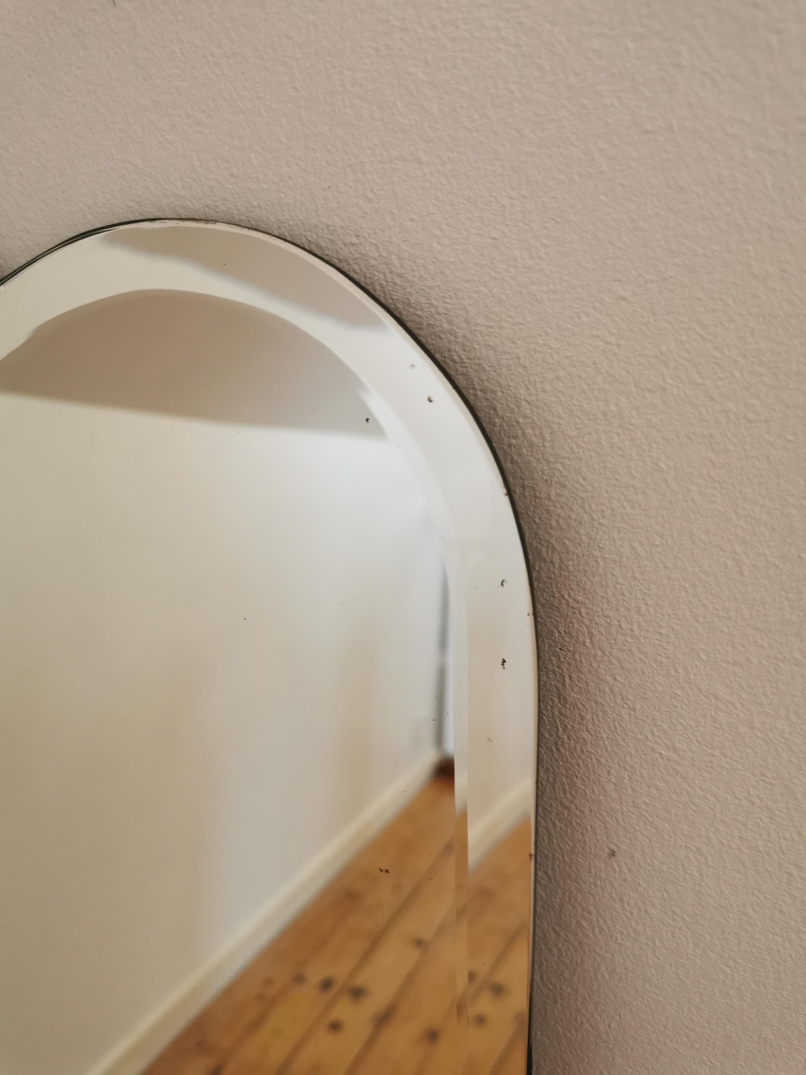 Art Deco beveled mirror