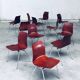 Mid-Century Design Stacking Chairs by Elmar Flötotto for Pagholz, Germany, 1960s, Set of 12