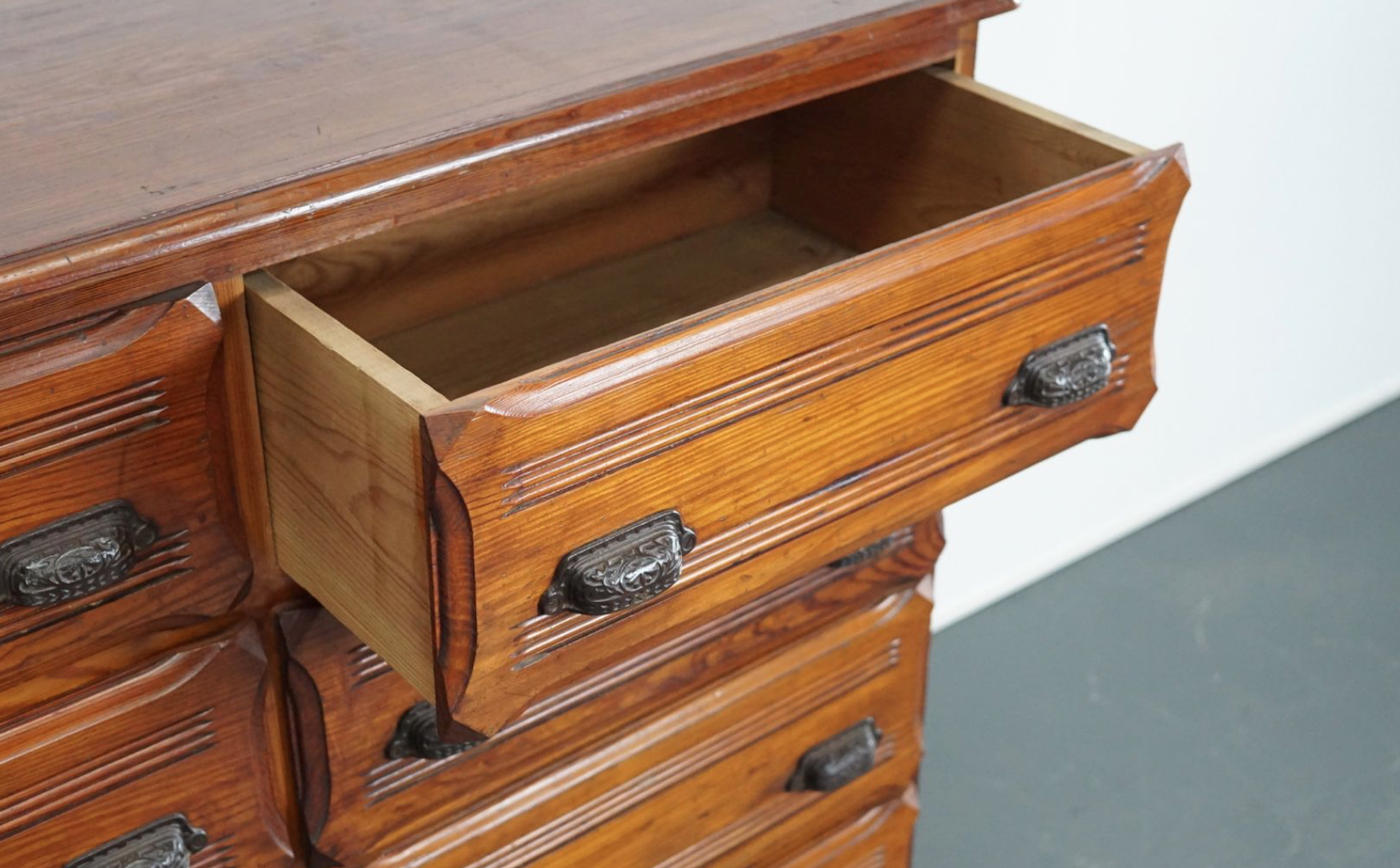 Apothecary Cabinet in pine France 1920s