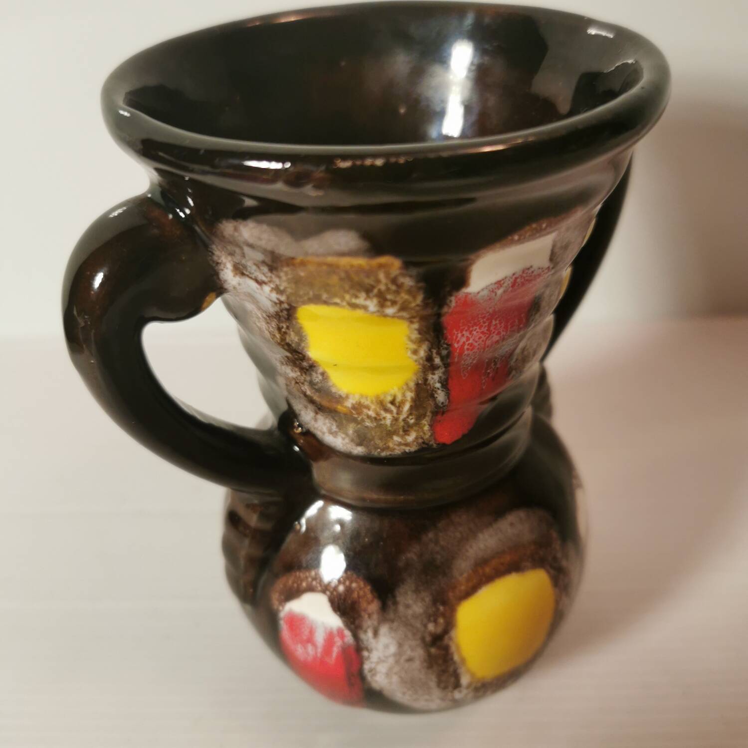 Vase in Pure Vallauris Style Numbered and Signed 50s/60s Vintage