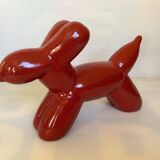 Red ceramic dog