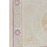 Hand knotted rug, vintage Turkish rug 101x131 cm