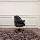 Classic English Chesterfield Desk Chair Black