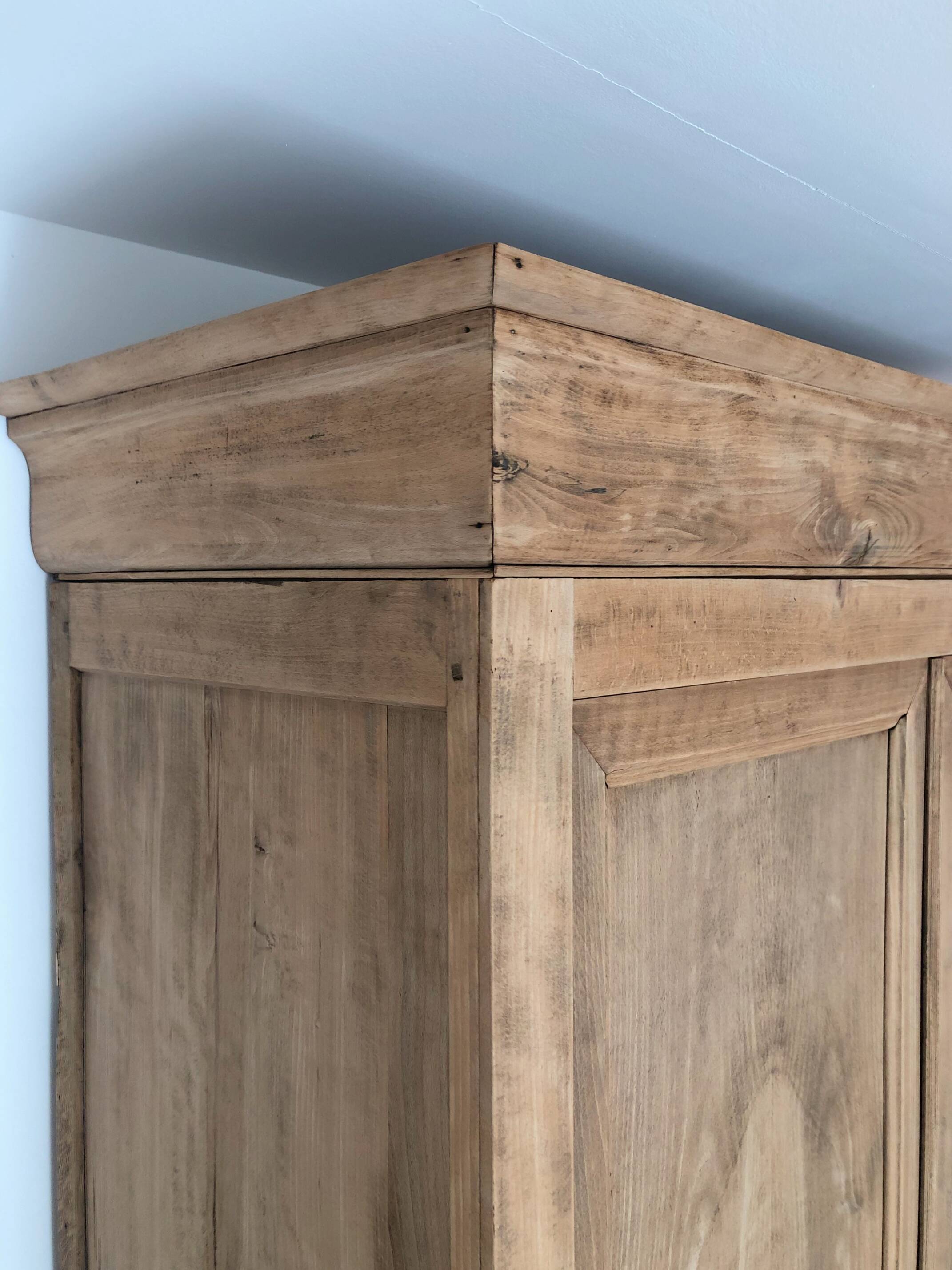 Large walnut wardrobe