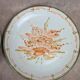 Set of 6 handmade flat plates signed by Maïté – hand-painted designs