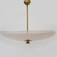 chandelier pale pink painter's palette, modernist suspension year 50