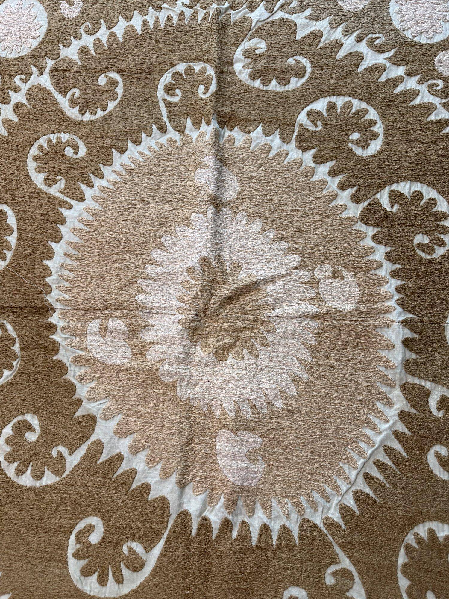 Vintage hand-embroidered tablecloth 144x170 cm