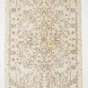 Tapis Turc Vintage Beige, Motif Floral, Tapis de Salon Classique, 170X275Cm