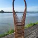 Woven wicker Japanese flower basket • Suruga Sensuji style