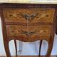 Marquetry bedside tables ( the pair )