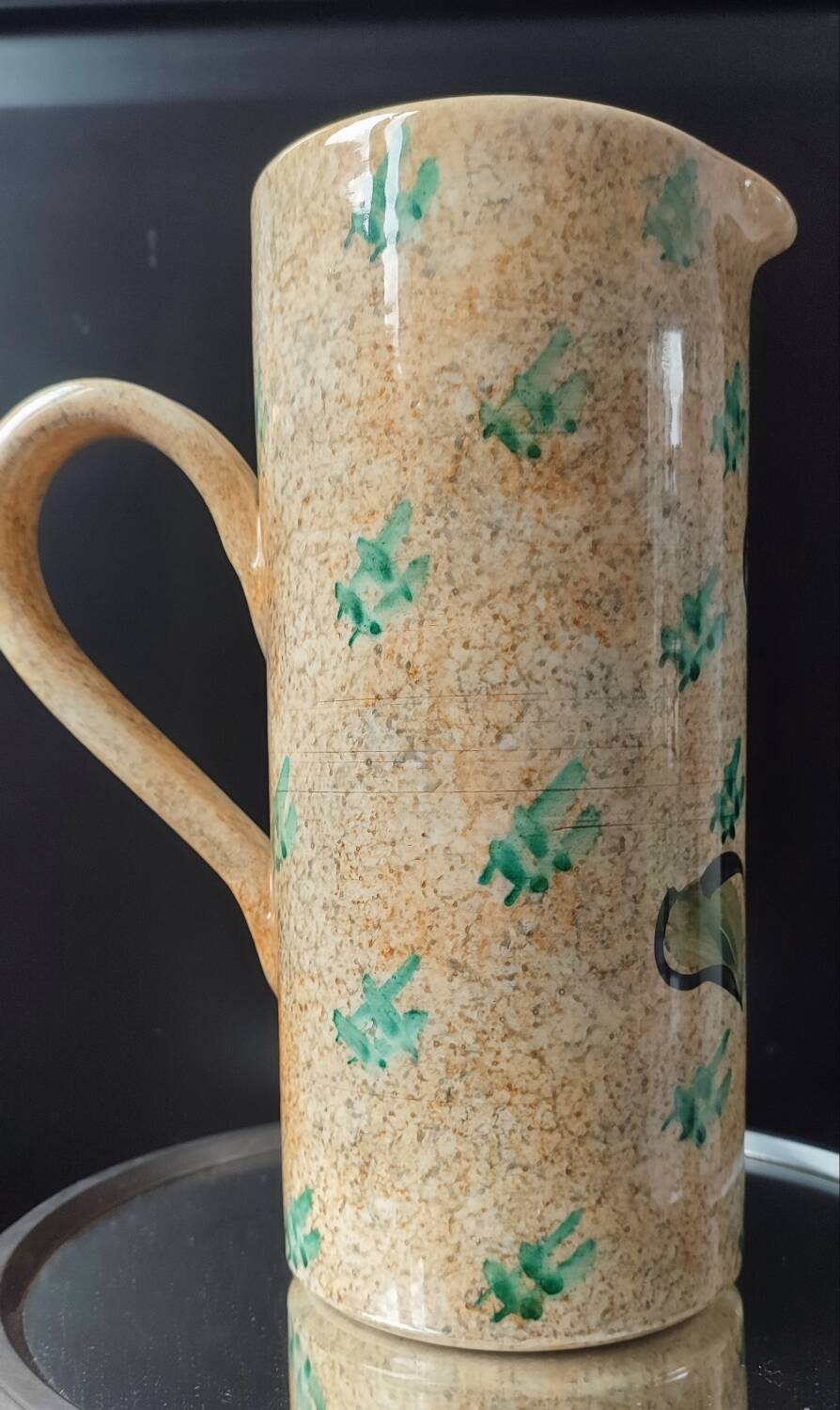 Large ceramic pitcher from Vallauris