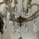 Old Venetian chandelier in crystal and bronze