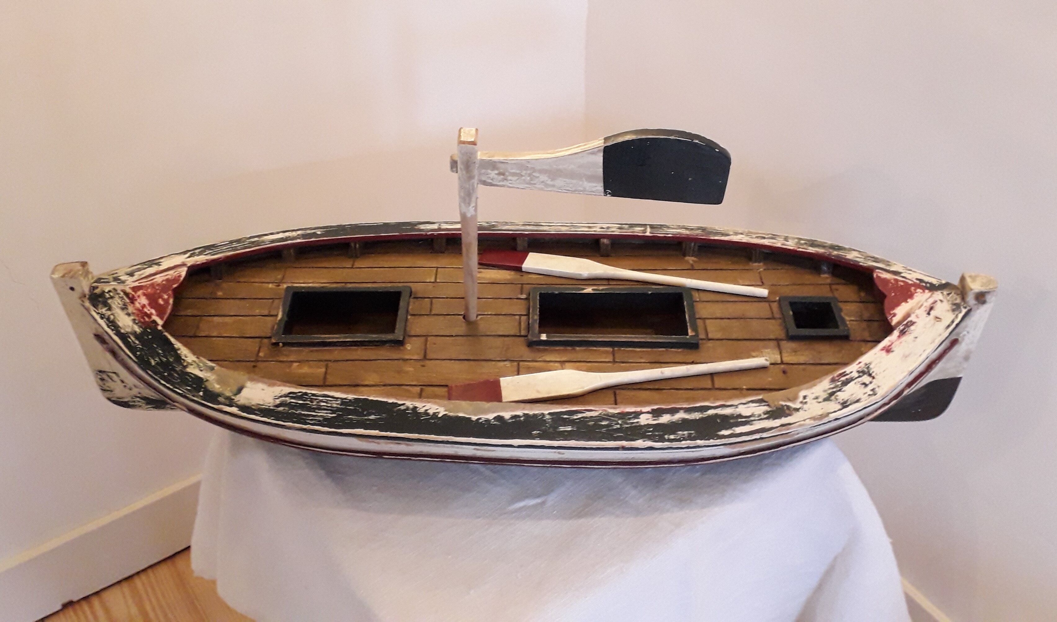Old wooden ship model