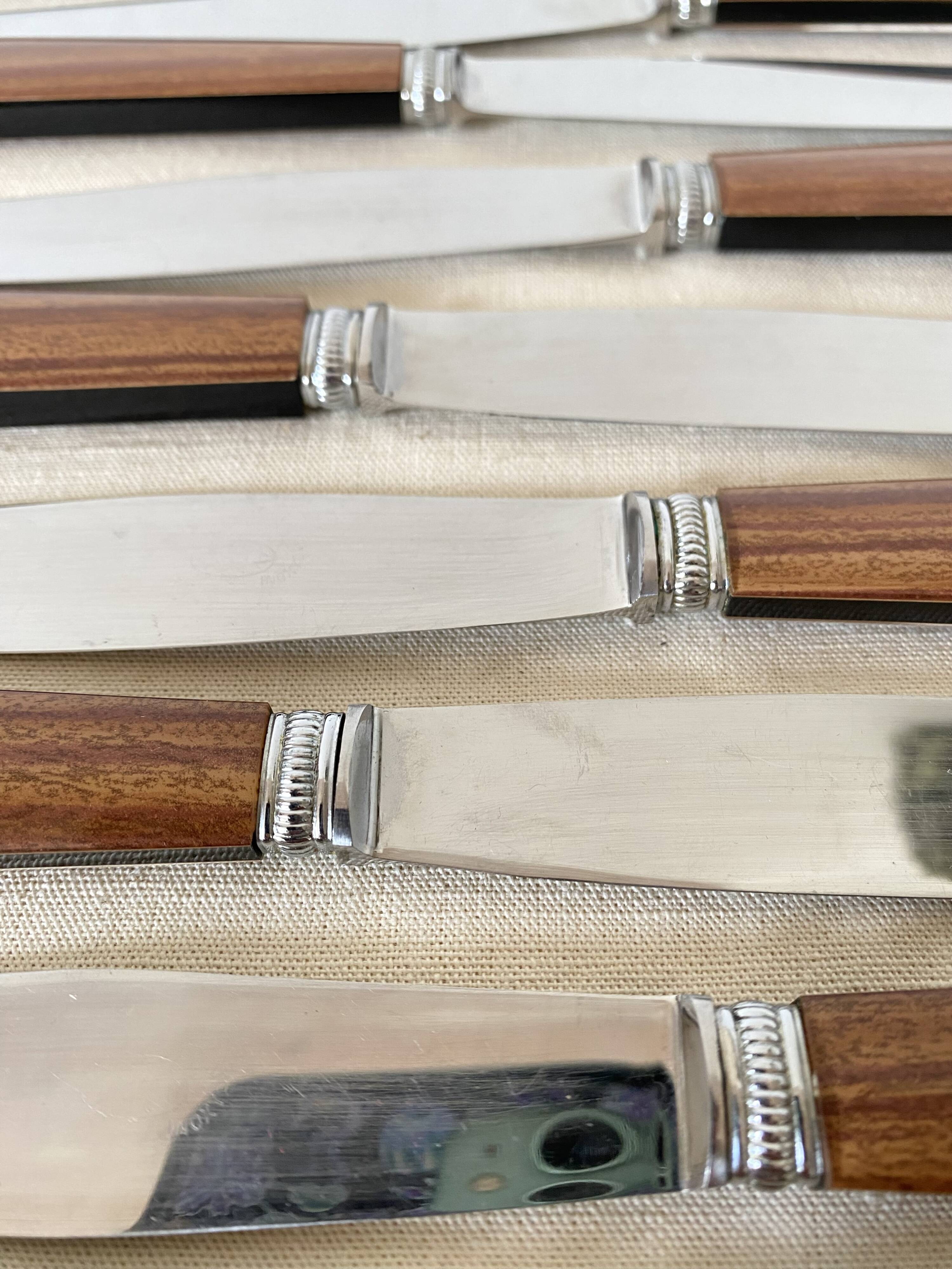Vintage knives with stainless steel blades, like new