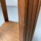 Wooden stool with marble top