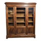 Important library stamped from the Louis Philippe period in mahogany / early