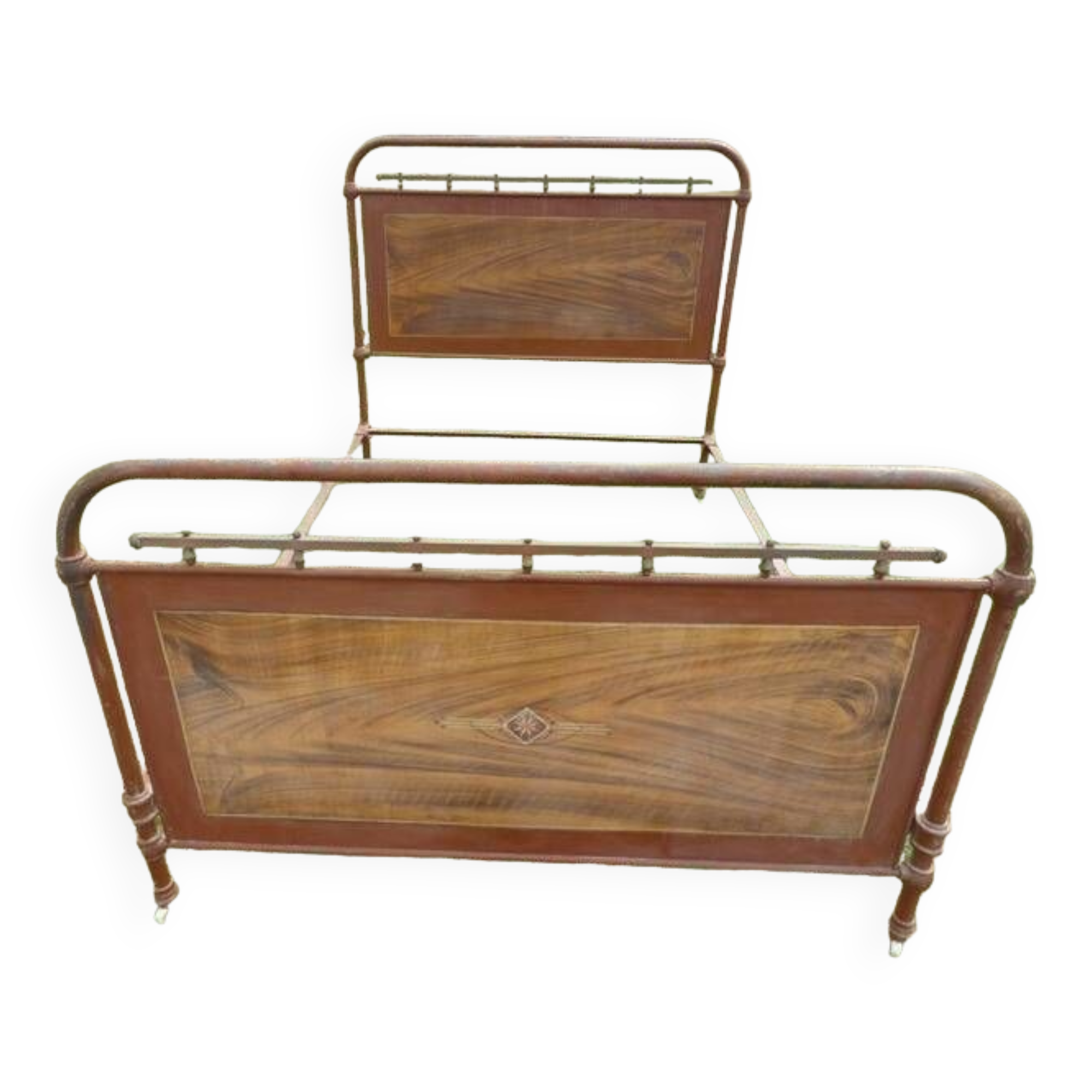 old metal bed