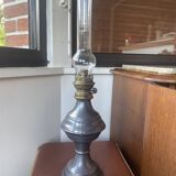 Pewter oil lamp