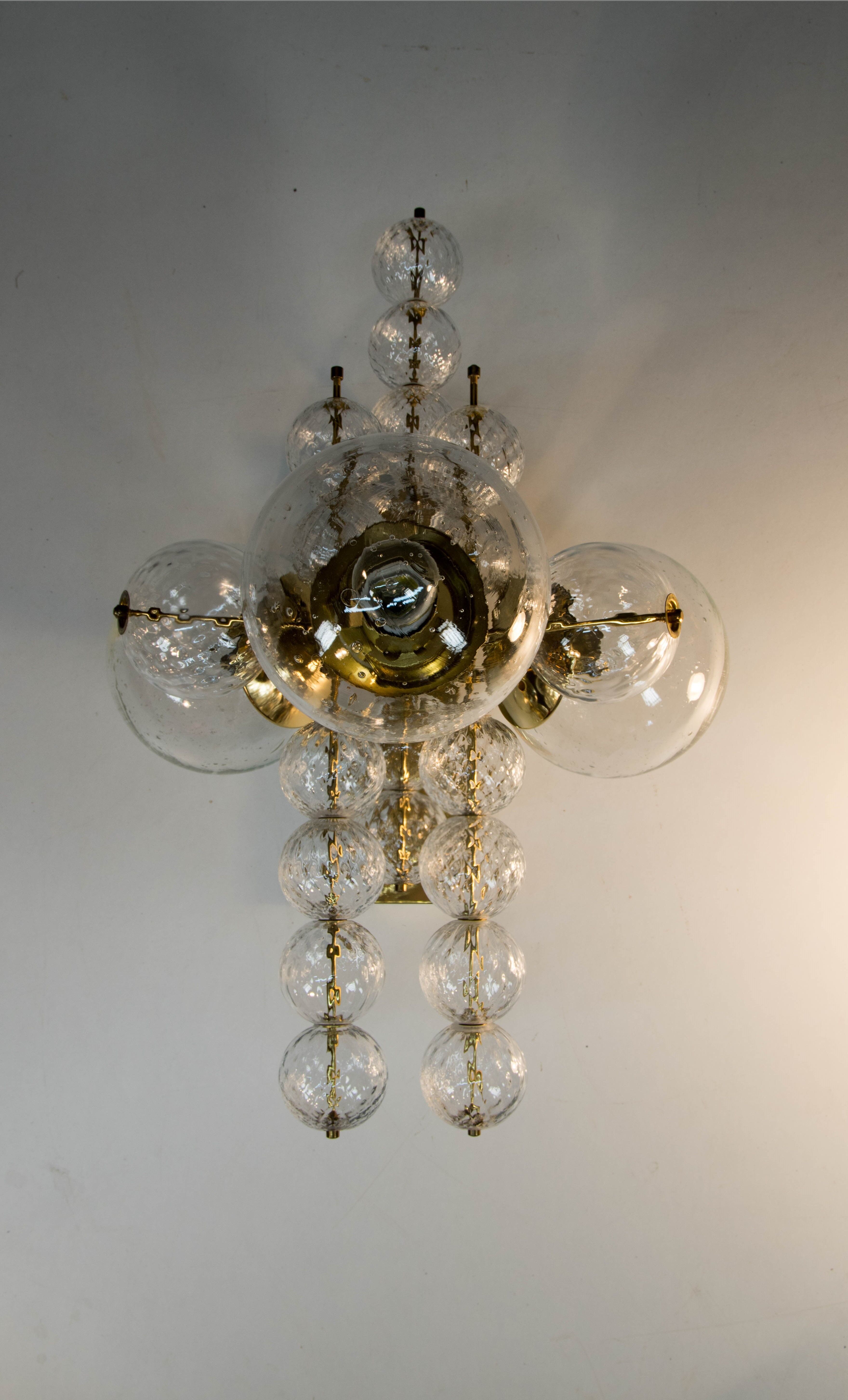 Chandelier by Kamenicky Senov, 1960s, Up to Six Items