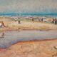 Post Impressionist - Framed beach scene - Jordi Freixas Cortes