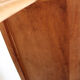 Beech wood coffee table, restored, Italy 50s