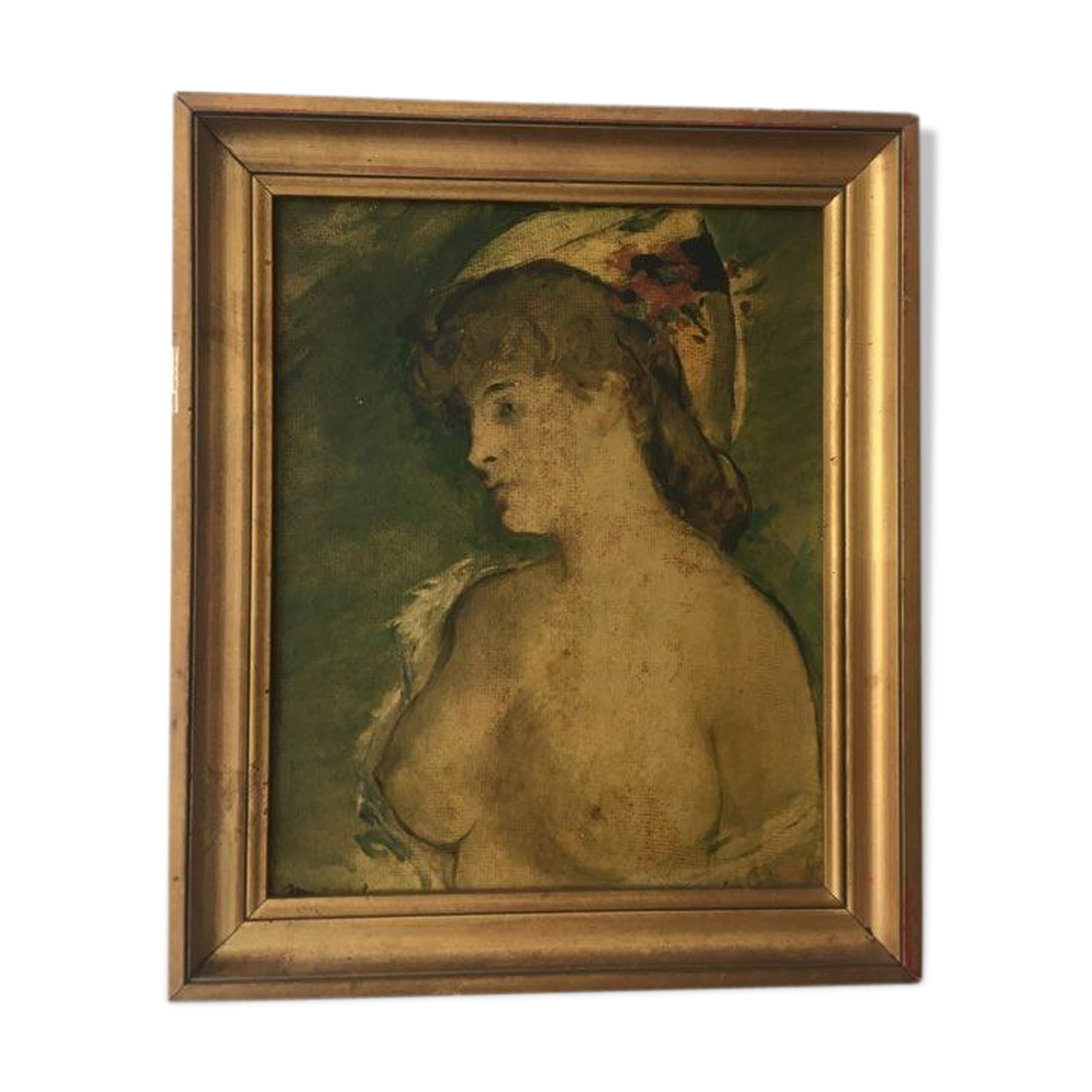 Painting old portrait