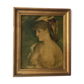 Painting old portrait