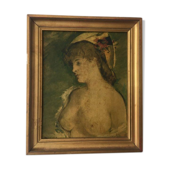Painting old portrait