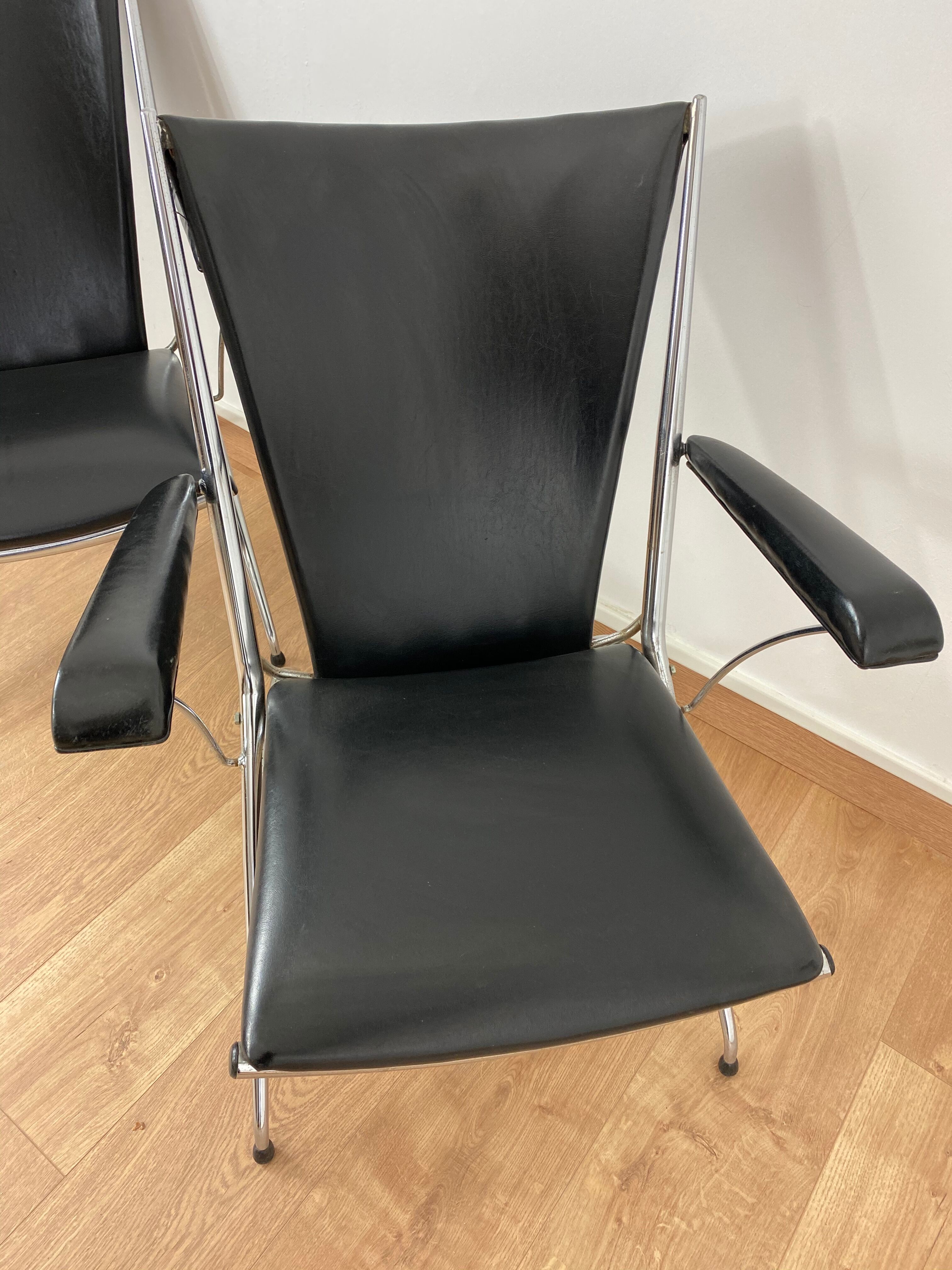 Pair of vintage folding chairs