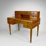 Art Deco walnut desk, France, circa 1940