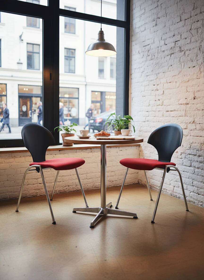 Vintage stackable chair Kusch+Co postmodern – 1980s