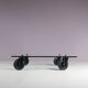 Coffee table "Table with Wheels" from the 1980s by Gae Aulenti for Fontana Arte, Italy.