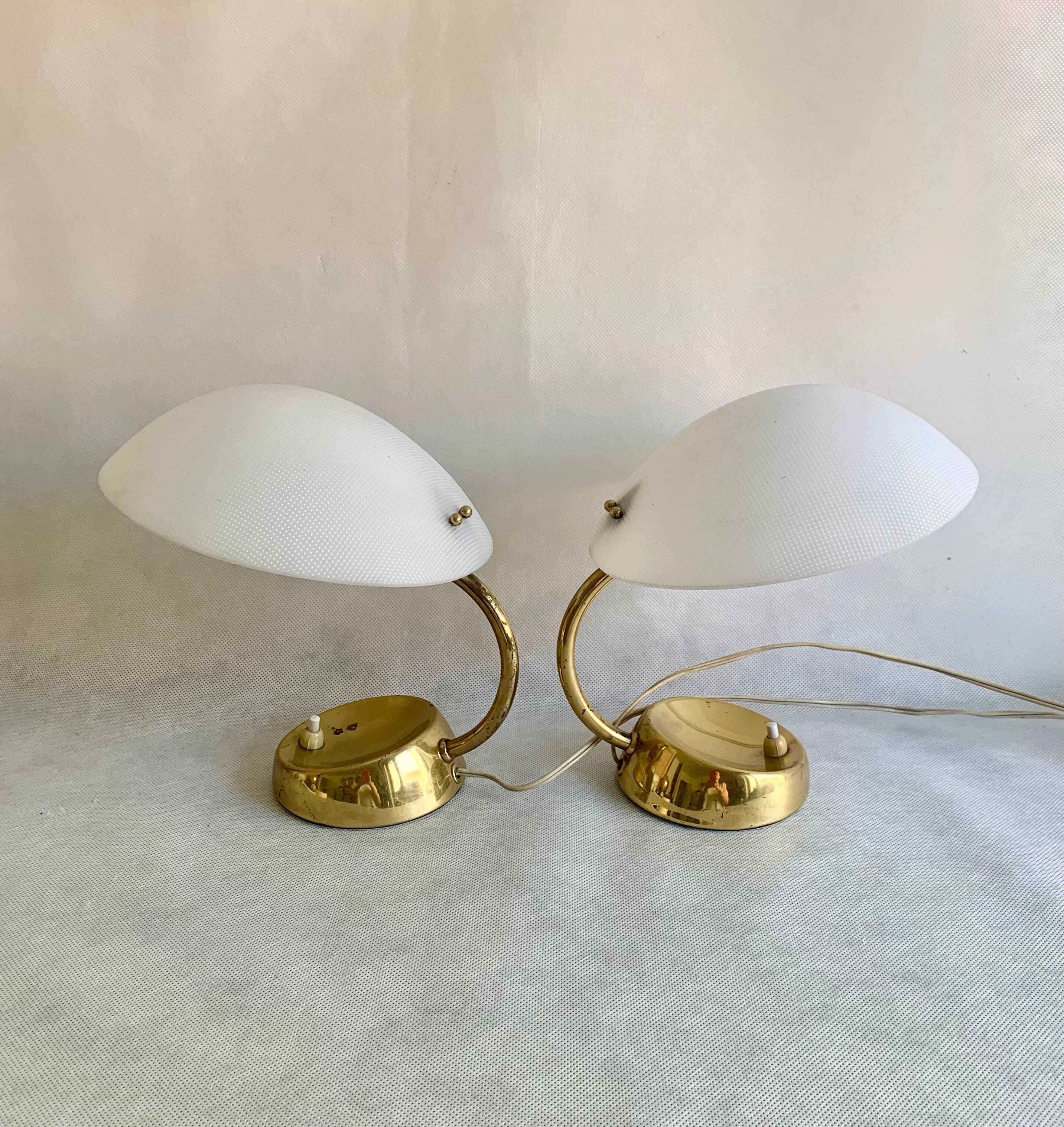 Pair of bedside lamps, Germany, 1960