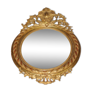 Miroir ovale Napoléon