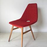 Midcentury hungarian chairs, side chairs by Judit Burian and Erika Szek, 1950s
