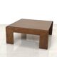 "Bastiano" wooden coffee table by Tobia & Afra Scarpa for Gavina 60's