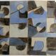 Heide lindecke, untitled, circa 1960-70. mixed media in colors on p