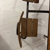 Double vintage school desk