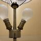 Lampadaire en métal chromé, années 70