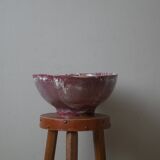 Handmade ceramic salad bowl, handcrafted pottery, handmade object