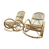 Rocking chair rattan